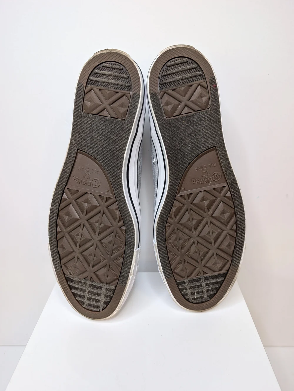 Converse All Star CT Men's 10 Women's 12 Light Gray Low Top Sneakers 166710F